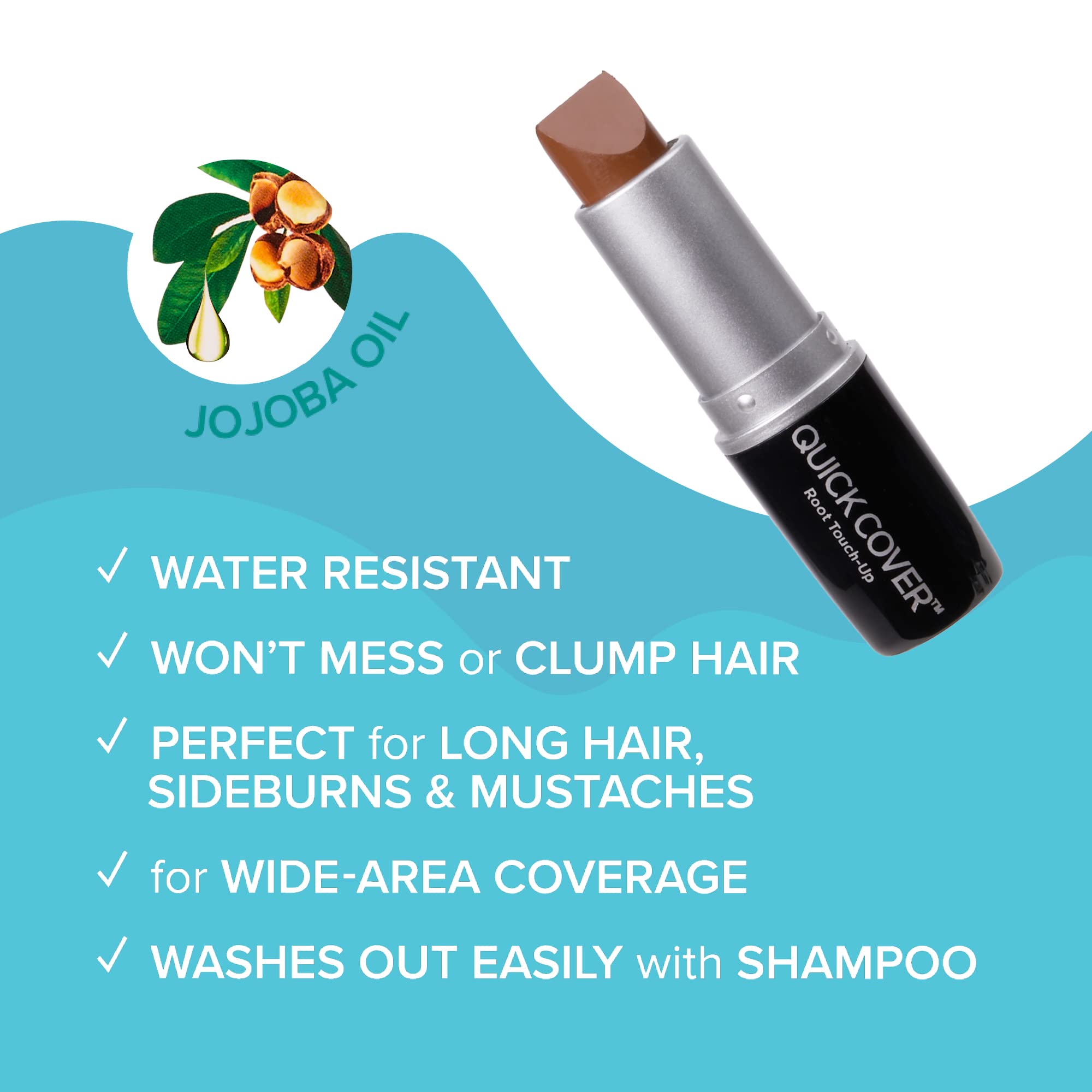KISS Quick Cover Gray Hair Touch Up Stick (Brown)